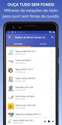 Rádios de Minas Gerais (AM/FM) android App screenshot 2